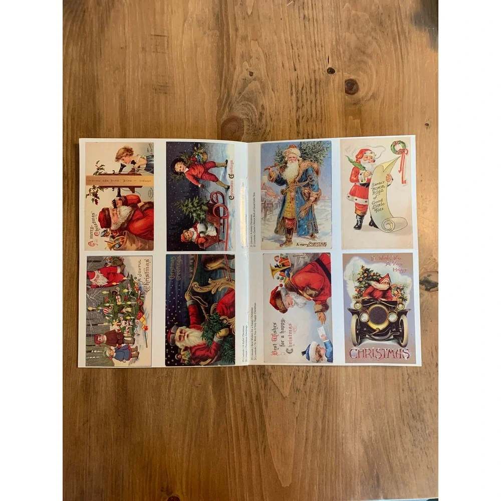 Old-Fashioned Christmas Postcards 24 Postcards Vintage Gabriella Oldham 1989